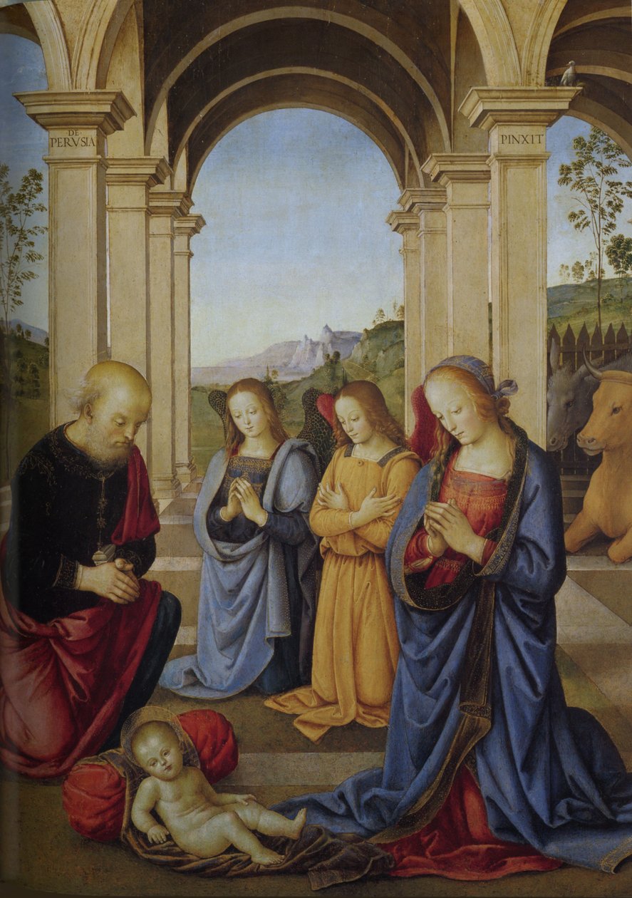 Polyptych Albani Torlonia。 作者 彼得罗·佩鲁吉诺（Pietro Perugino）
