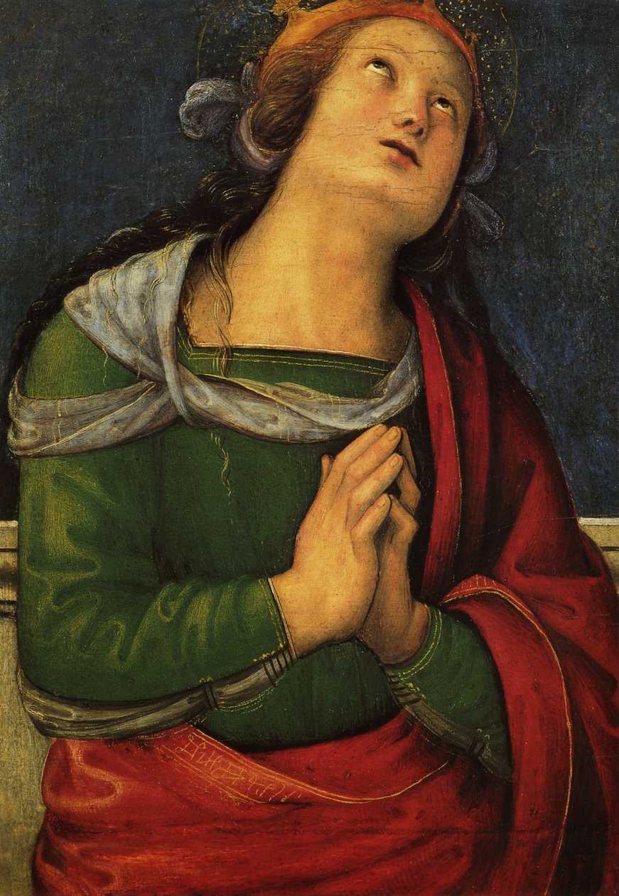 圣彼得（圣弗拉维亚）的Polyptych 作者 彼得罗·佩鲁吉诺（Pietro Perugino）