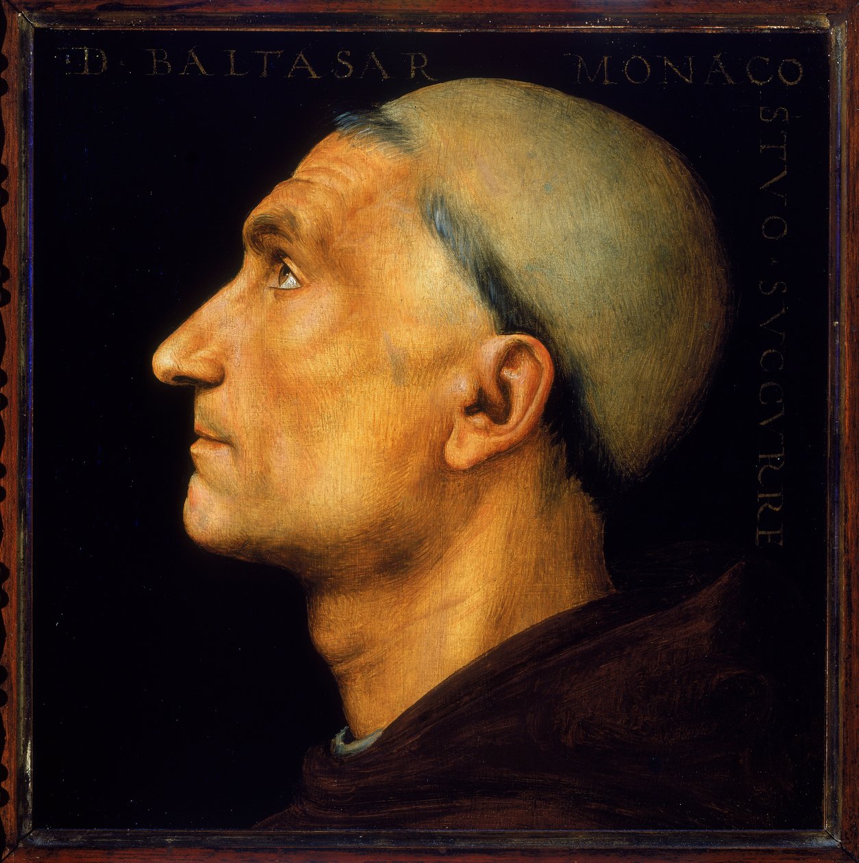 Baldassare，Vallombrosano修士的肖像 作者 彼得罗·佩鲁吉诺（Pietro Perugino）