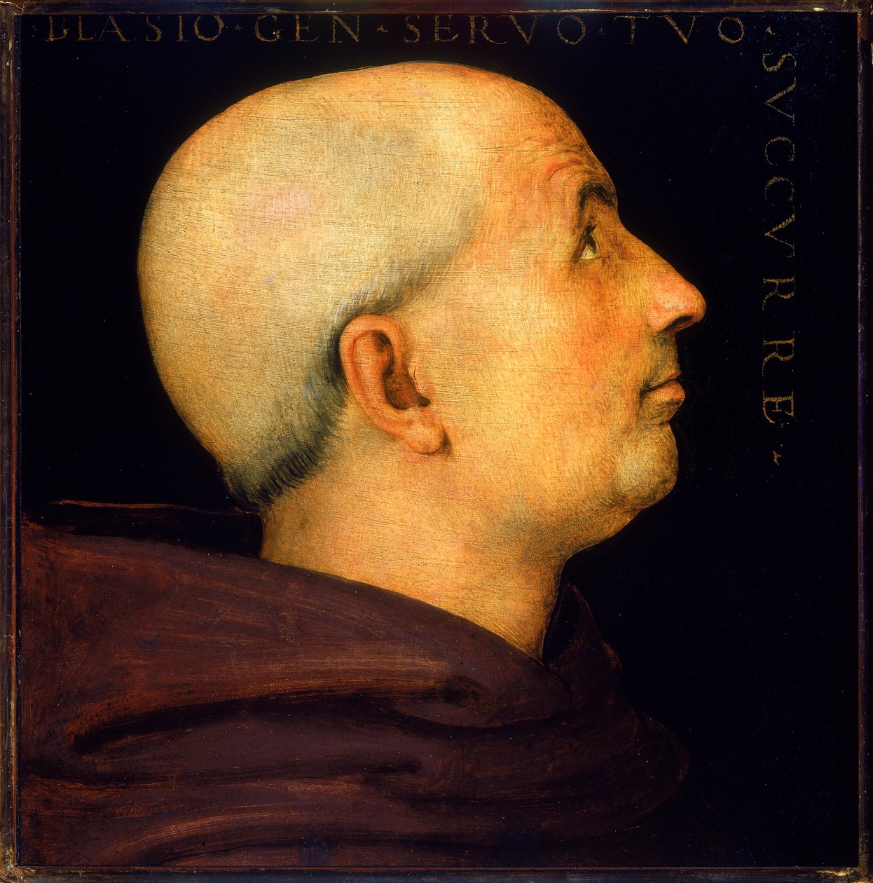 Don Biagio Milanesi的肖像 作者 彼得罗·佩鲁吉诺（Pietro Perugino）