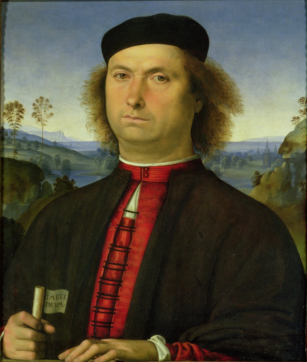 工作的弗朗切斯科的肖像，1494年 作者 彼得罗·佩鲁吉诺（Pietro Perugino）
