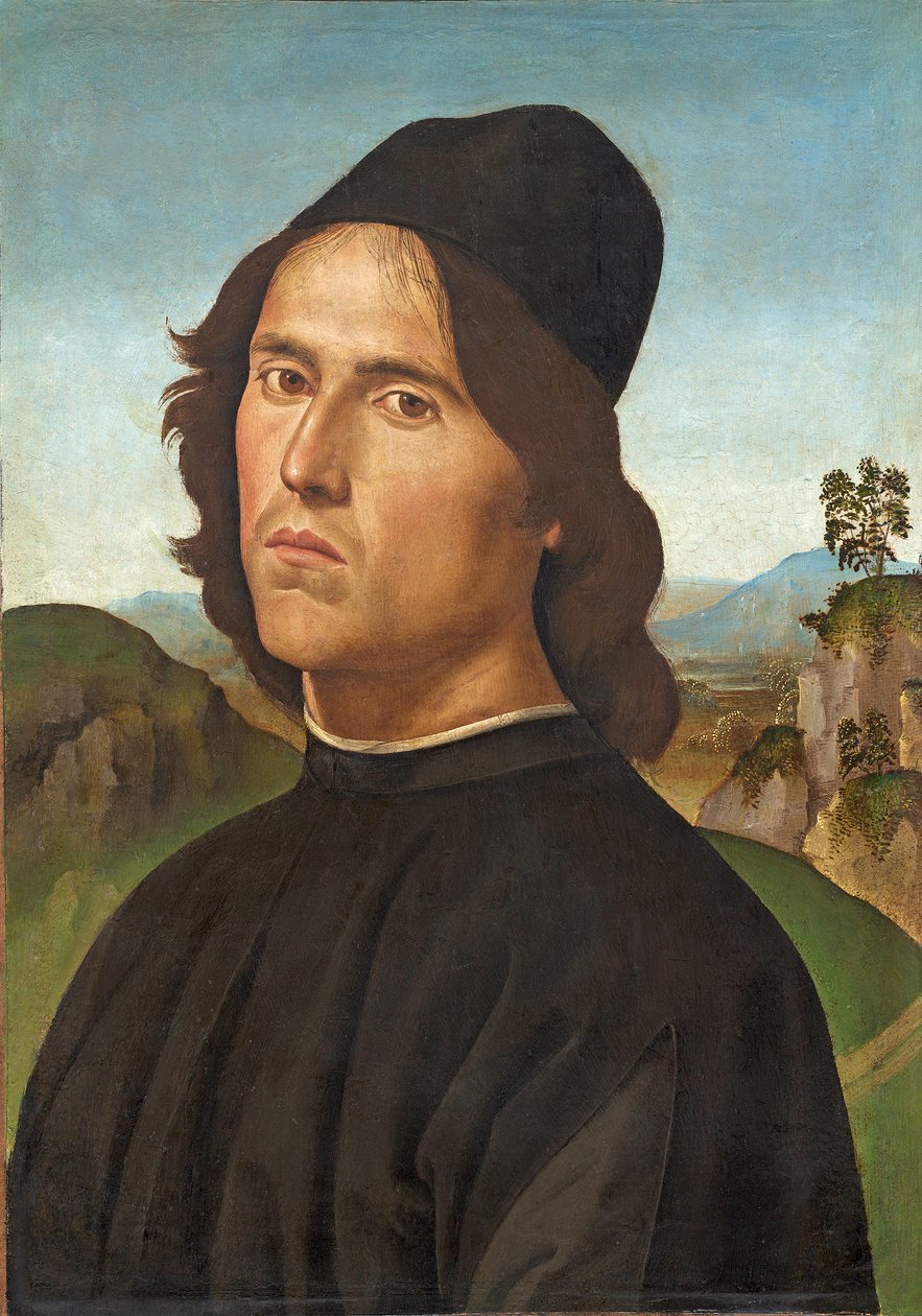 2388年Credyn的Lorenzo的肖像 作者 彼得罗·佩鲁吉诺（Pietro Perugino）