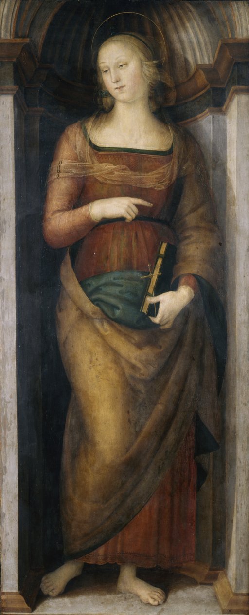 St. Helena，c.1505-06（杨木上的蛋彩画） 作者 彼得罗·佩鲁吉诺（Pietro Perugino）