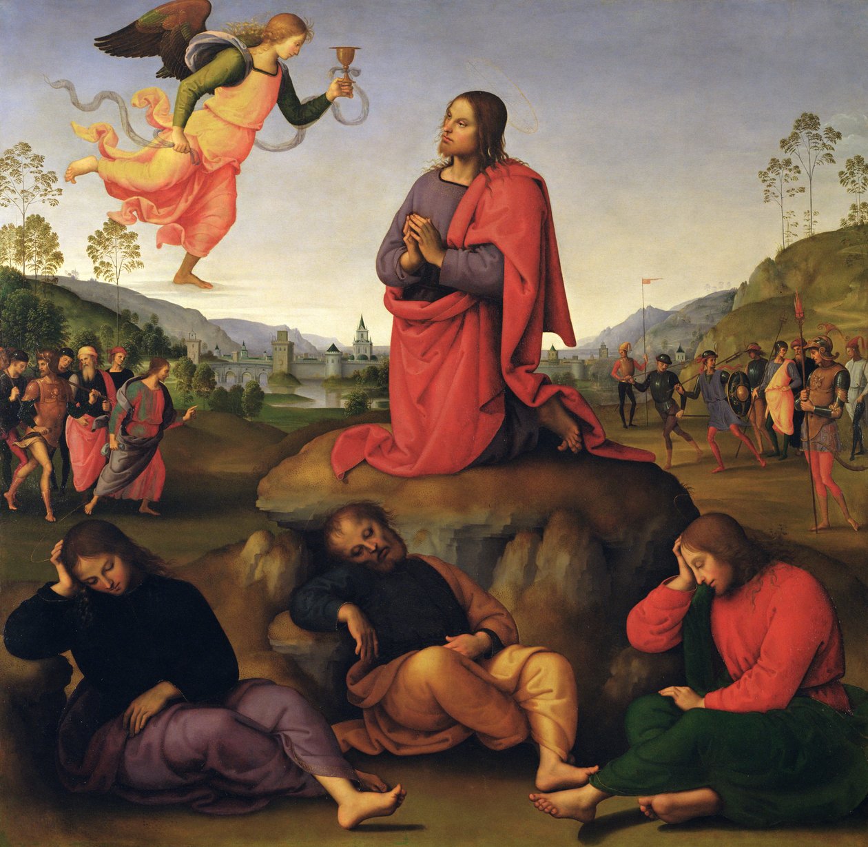 1492年的花园里的痛苦 作者 彼得罗·佩鲁吉诺（Pietro Perugino）