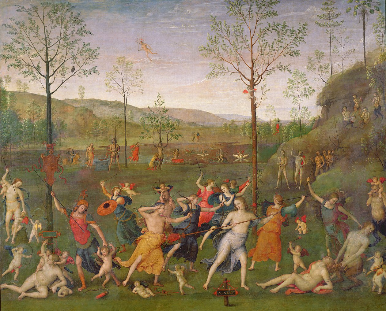 1503年后的爱与贞洁之战 作者 彼得罗·佩鲁吉诺（Pietro Perugino）