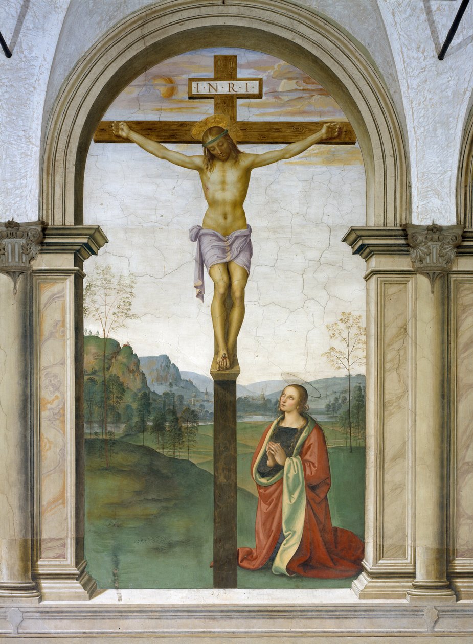 十字架，1494-96 作者 彼得罗·佩鲁吉诺（Pietro Perugino）