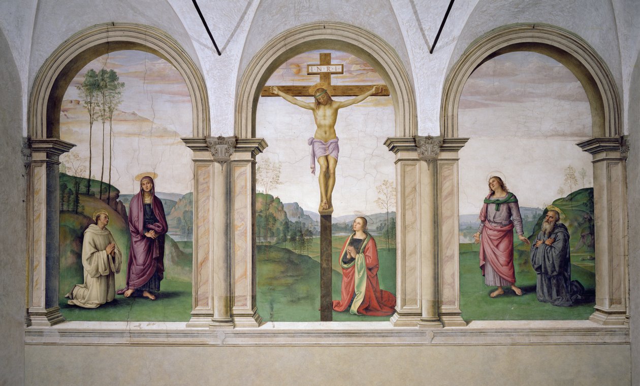 十字架，1494-96 作者 彼得罗·佩鲁吉诺（Pietro Perugino）