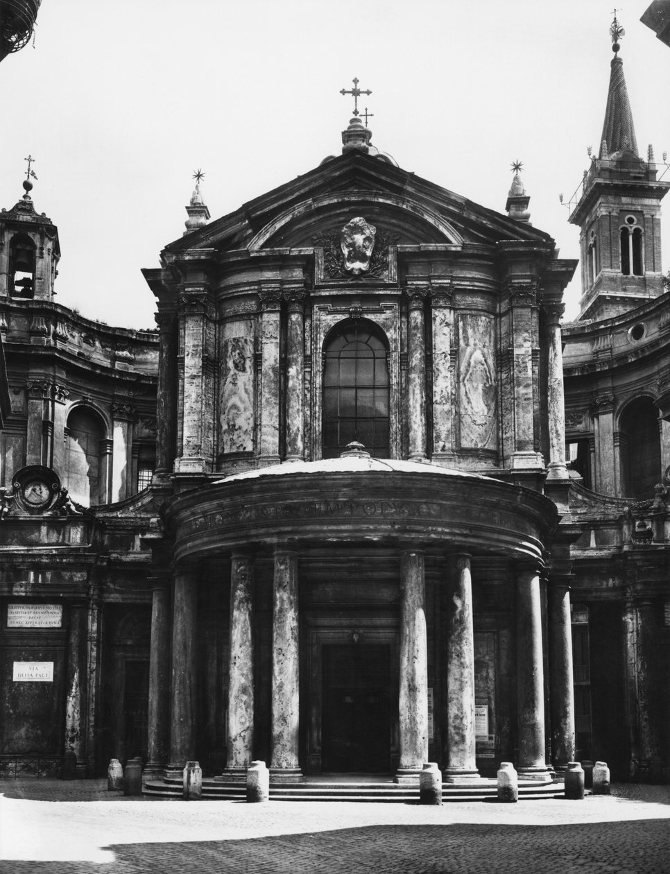 教堂圣玛丽亚德拉步伐，门面，1656年 作者 Pietro da 1596 1669科尔托纳