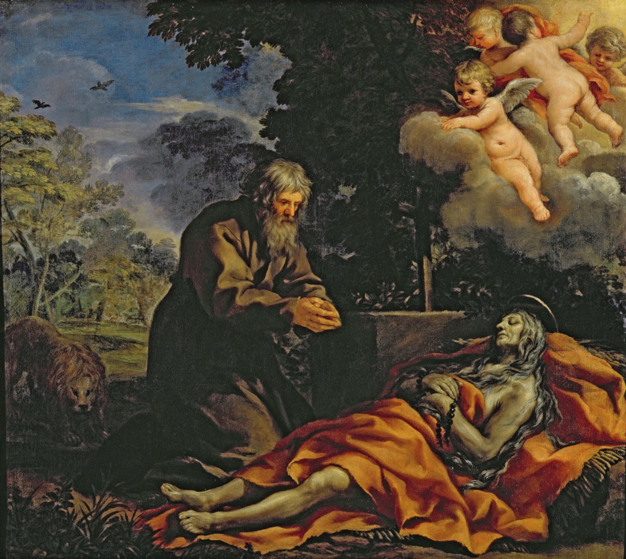 埃及圣玛丽之死 作者 Pietro da Cortona