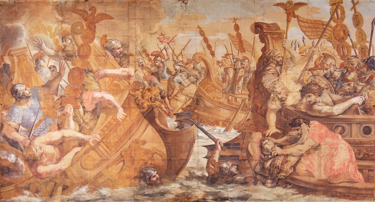罗马海战 作者 Pietro da Cortona