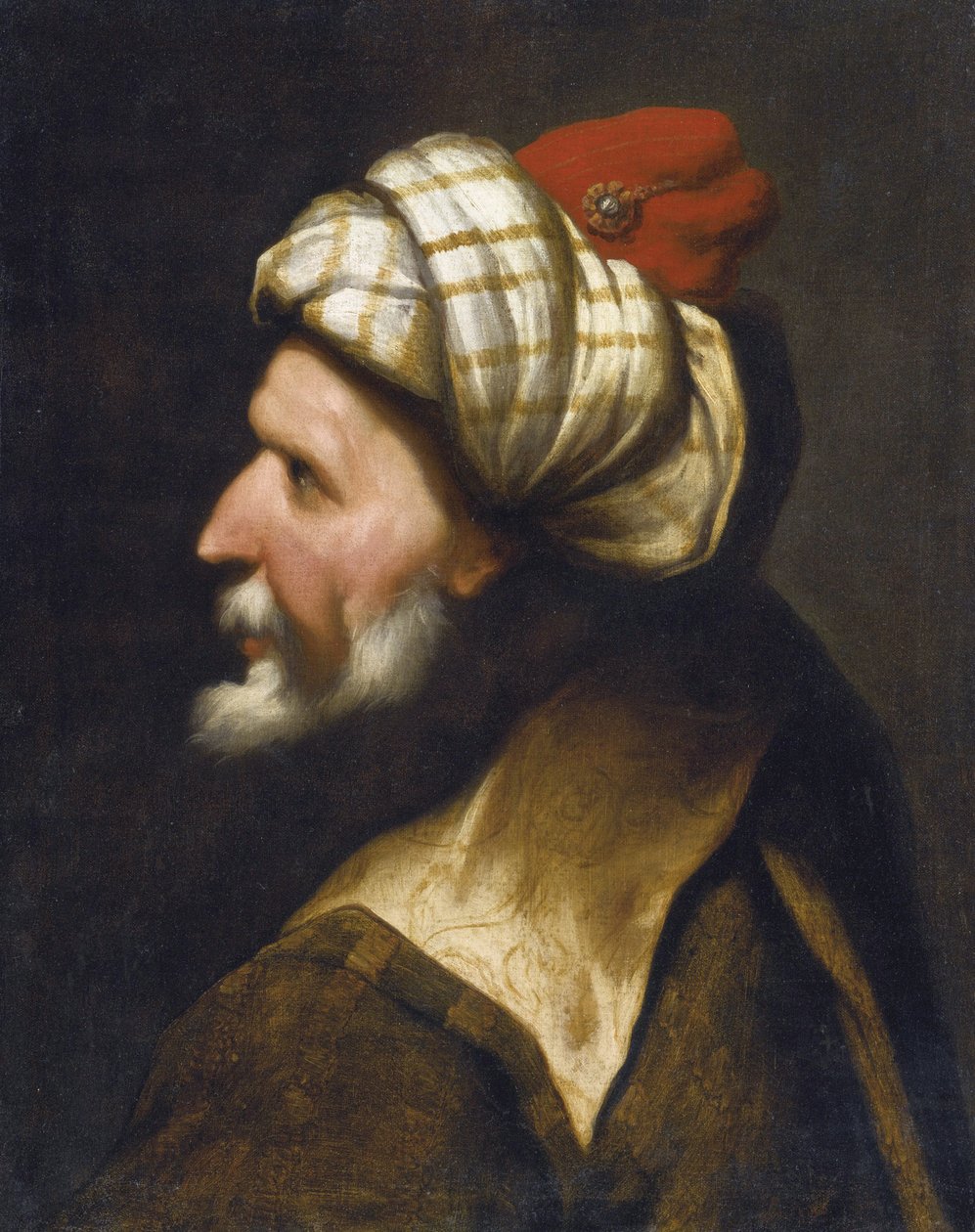 Portrait de Khizir Khayr ad-Din (Ad Din) dit Barberousse 作者 彼得罗·德拉·韦基亚