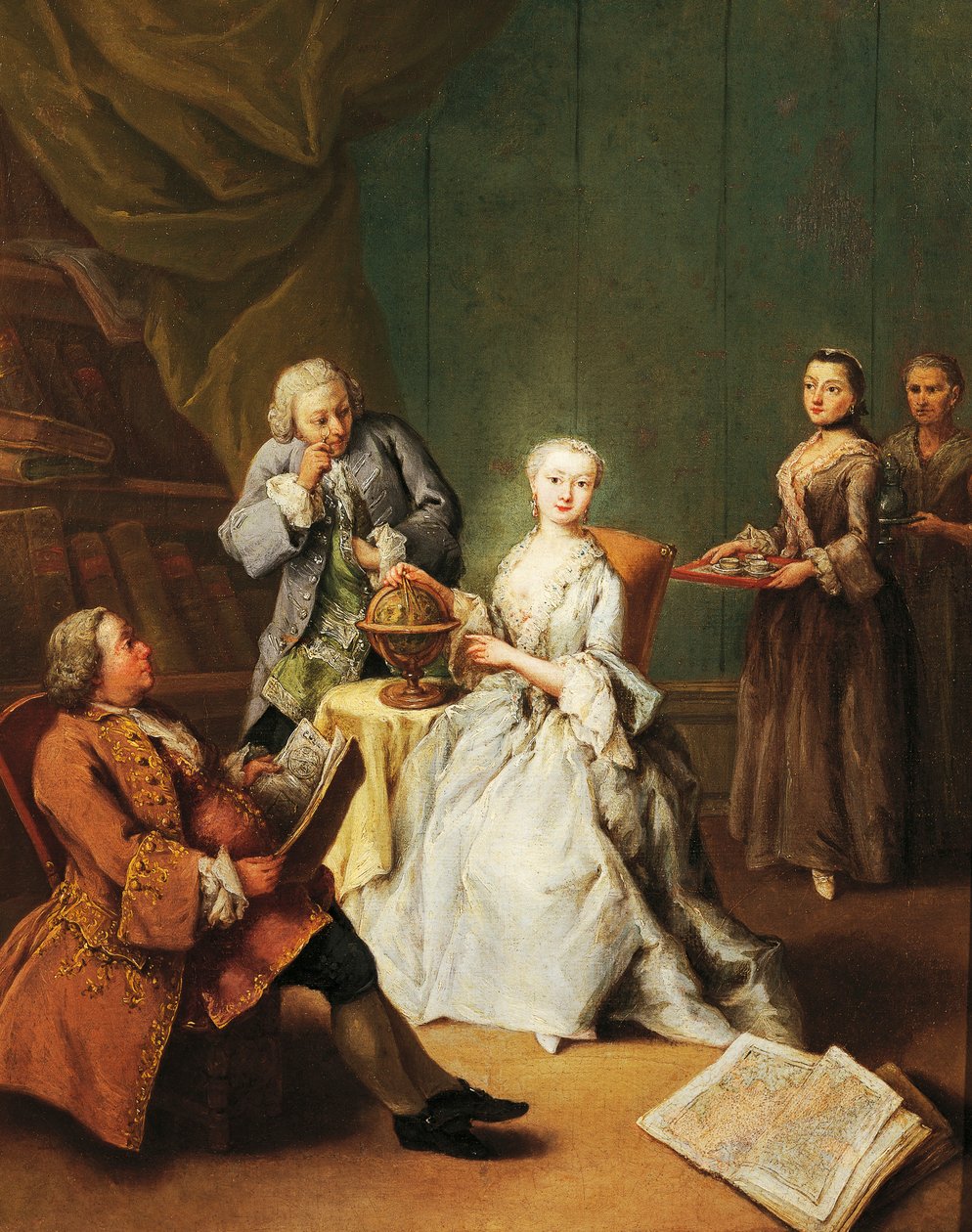 地理课 作者 彼得·隆吉（Pietro Longhi）