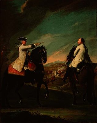 古列尔莫-德-蒙特福特和他的田间服务员 作者 彼得·隆吉（Pietro Longhi）
