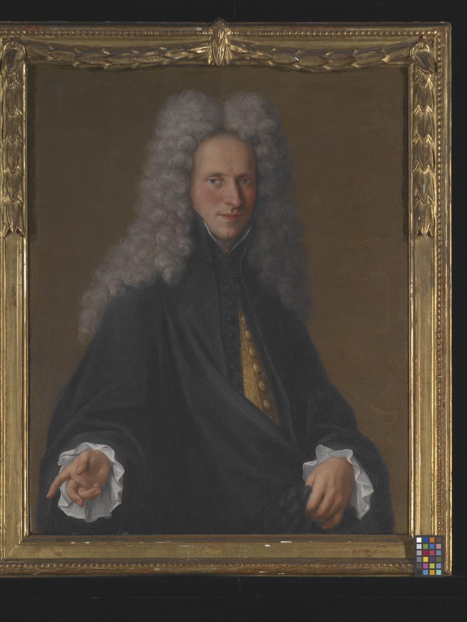 一位无名贵族的肖像（布面油画） 作者 彼得·隆吉（Pietro Longhi）
