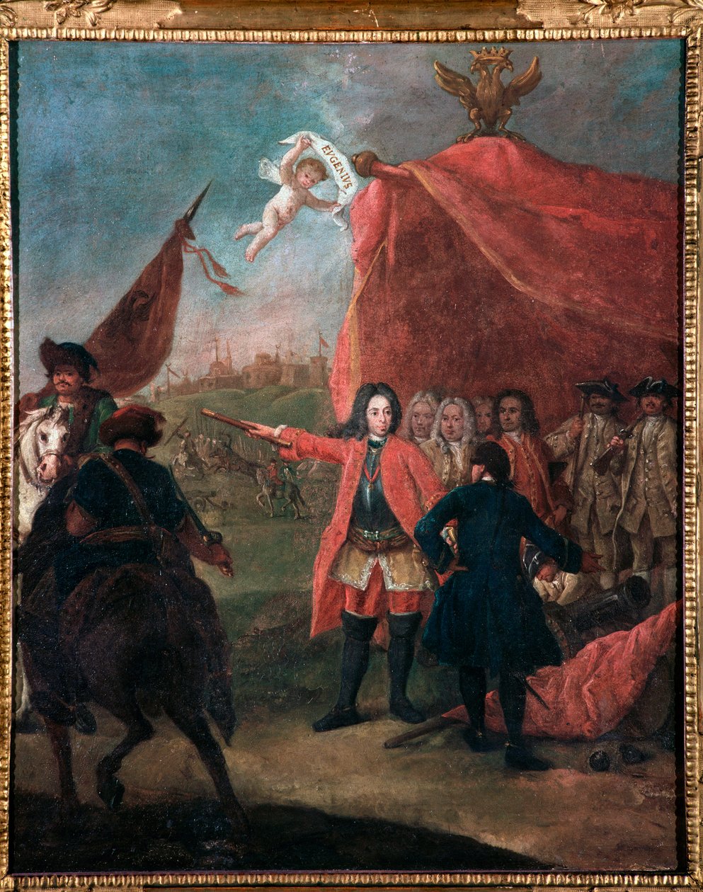 Eugenio di Savoia (1663-1736) 的代表说 Pietro Longhi (1702-1785) 画作 Pietro Longhi (1702-1785) 1755 Dim 62x51 cm Ca
