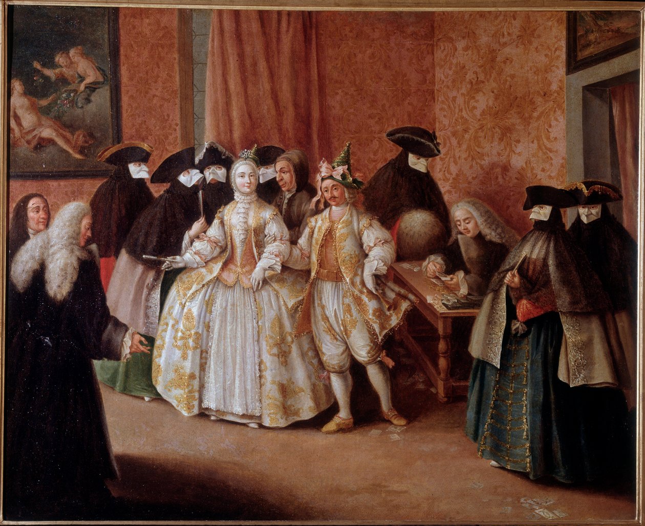 门厅（绘画，约 1760 年） 作者 彼得·隆吉（Pietro Longhi）