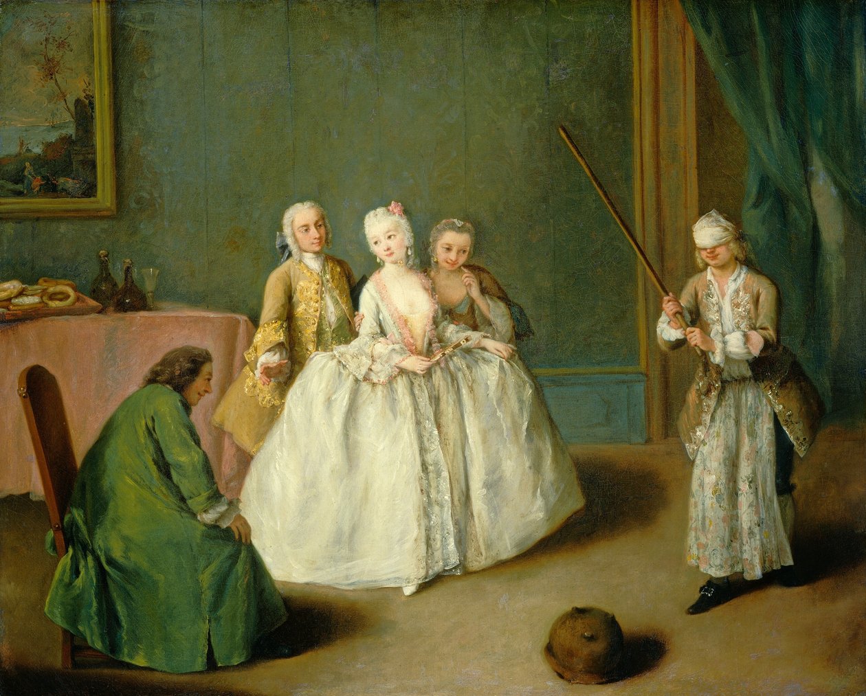烹饪锅的游戏 作者 彼得·隆吉（Pietro Longhi）