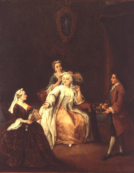 美发师 作者 彼得·隆吉（Pietro Longhi）