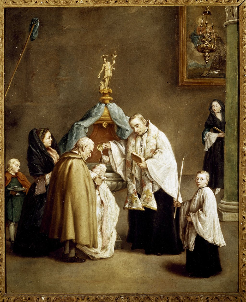 洗礼 作者 彼得·隆吉（Pietro Longhi）