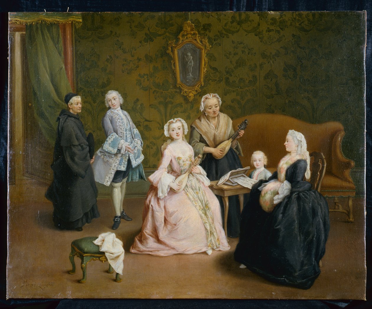 家庭音乐会 作者 彼得·隆吉（Pietro Longhi）