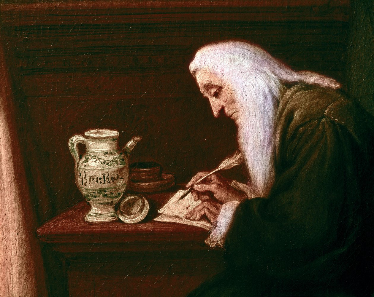 The pharmacist, detail 作者 彼得·隆吉（Pietro Longhi）