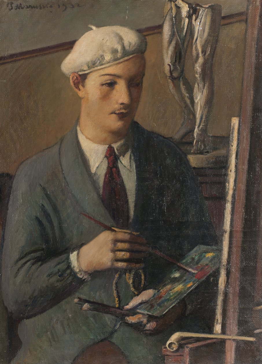 一位年轻画家的画象，1932年 作者 彼得罗·马鲁西格