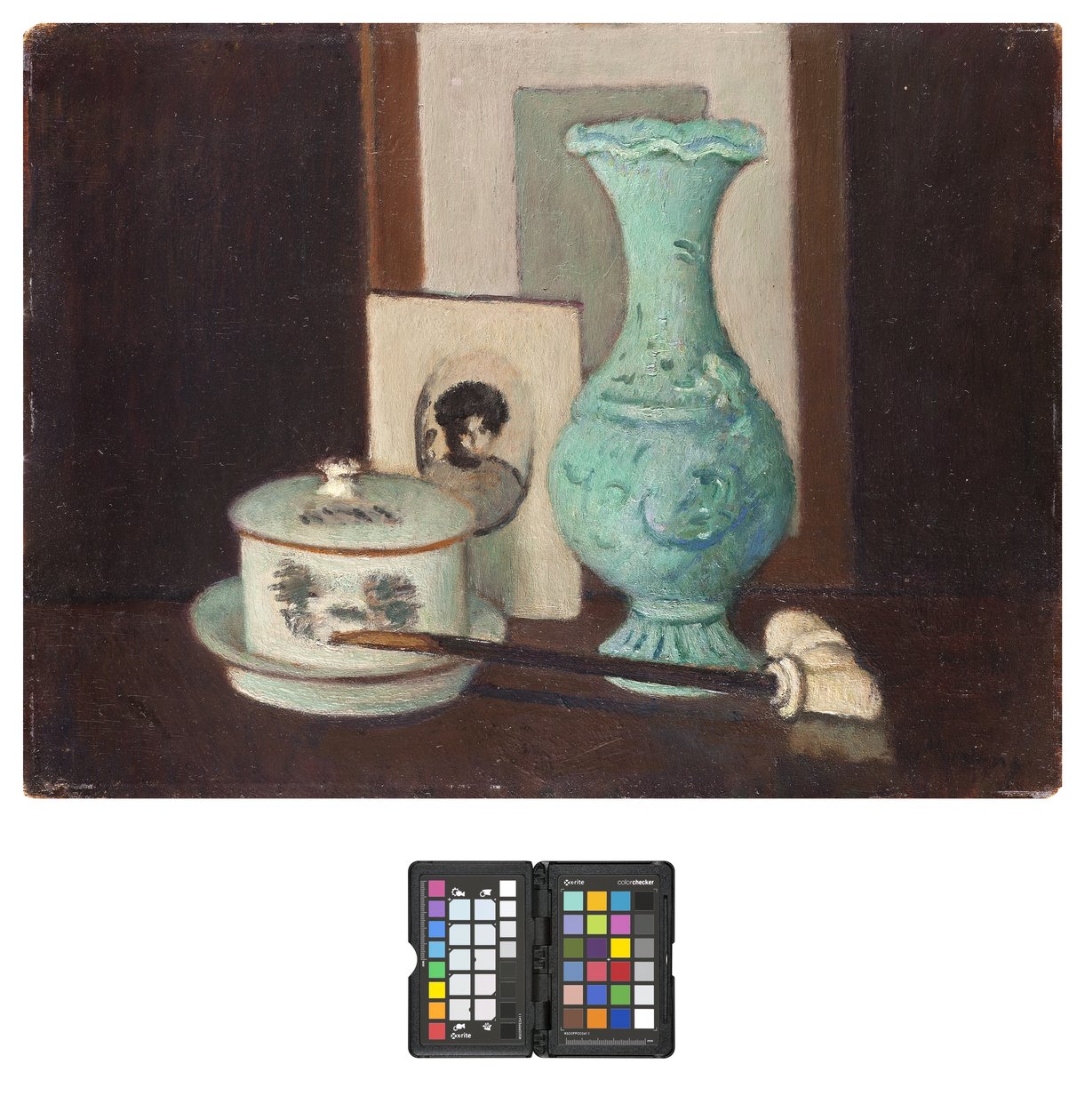 静物与管，1926-28 作者 彼得罗·马鲁西格