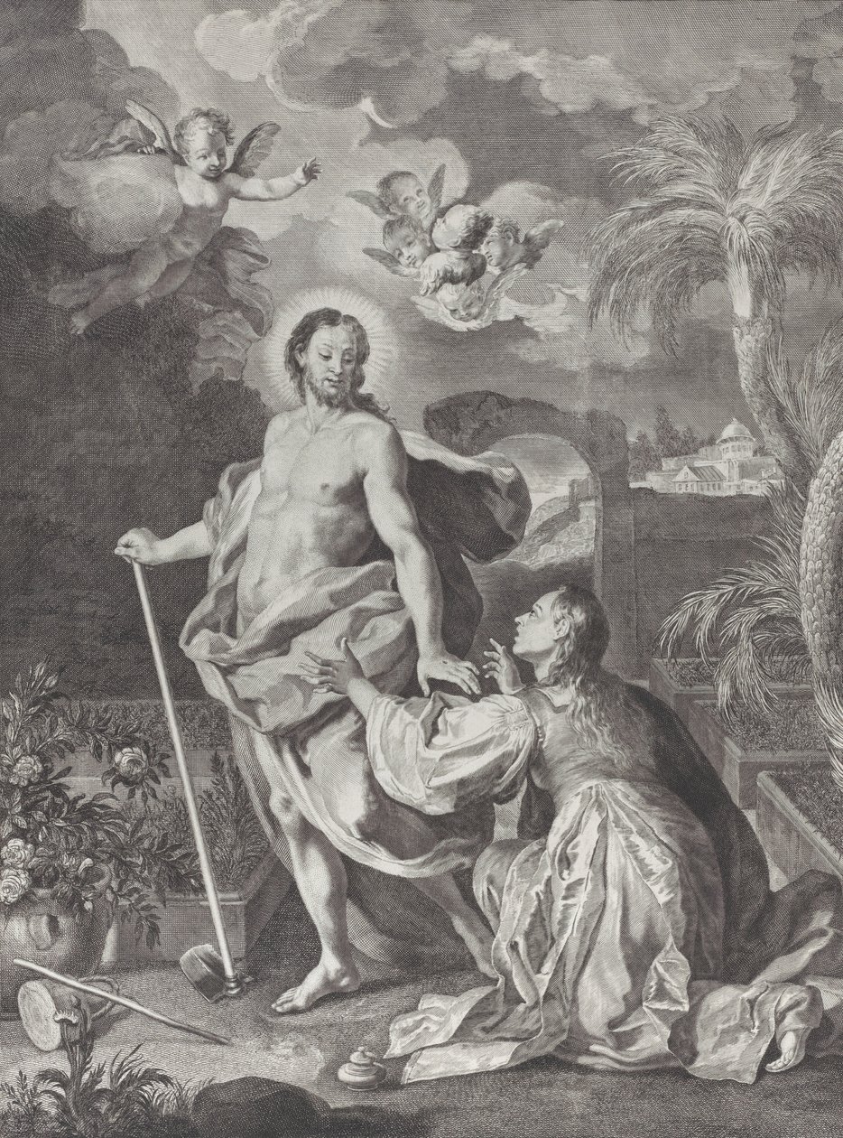 Noli me tangere, 1730-39. 作者 彼得罗摩纳哥