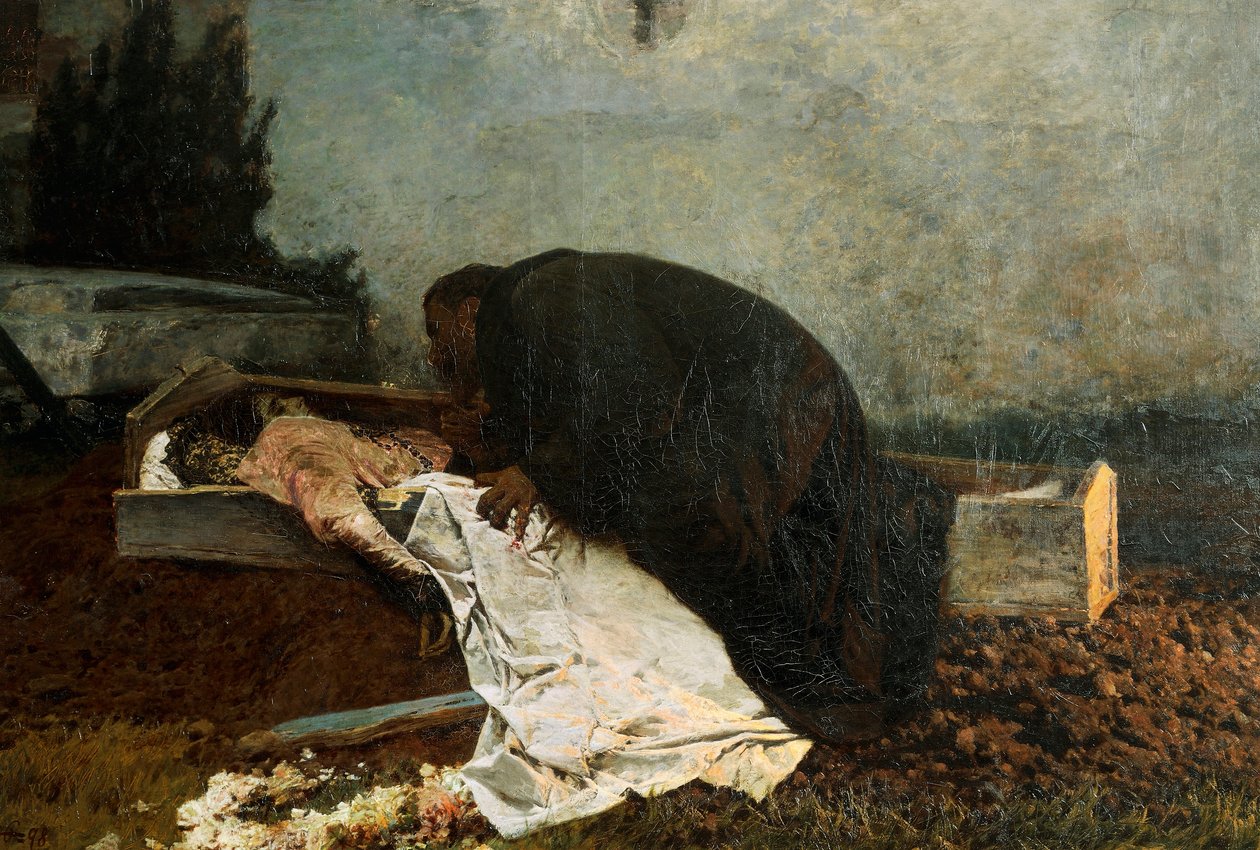 《仇恨》，彼得罗·帕杰塔 (Pietro Pajetta) (1845-1911) 作 作者 彼得罗·帕耶塔（Pietro Pajetta）