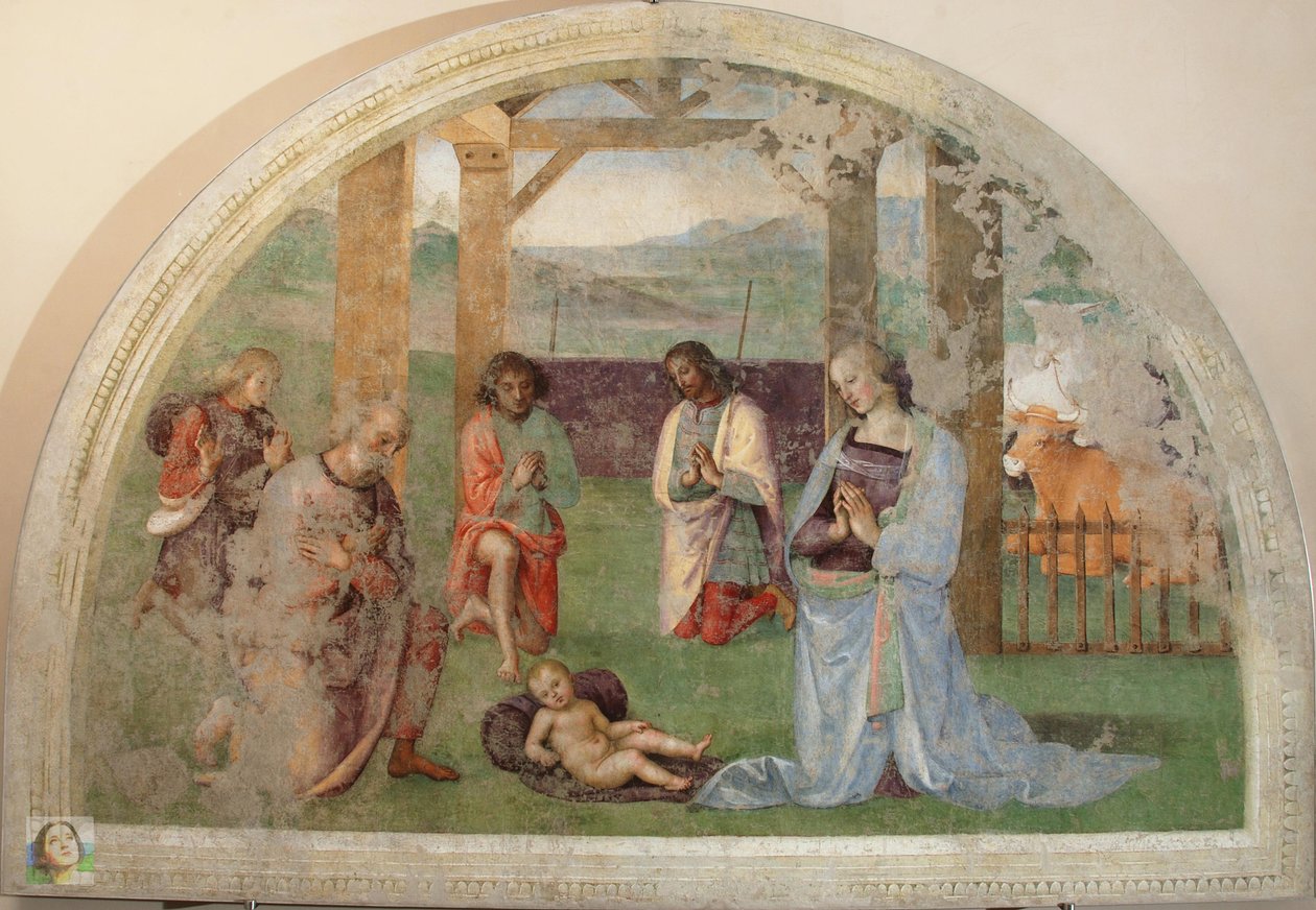 牧羊人的崇拜 作者 彼得罗·佩鲁吉诺（Pietro Perugino）