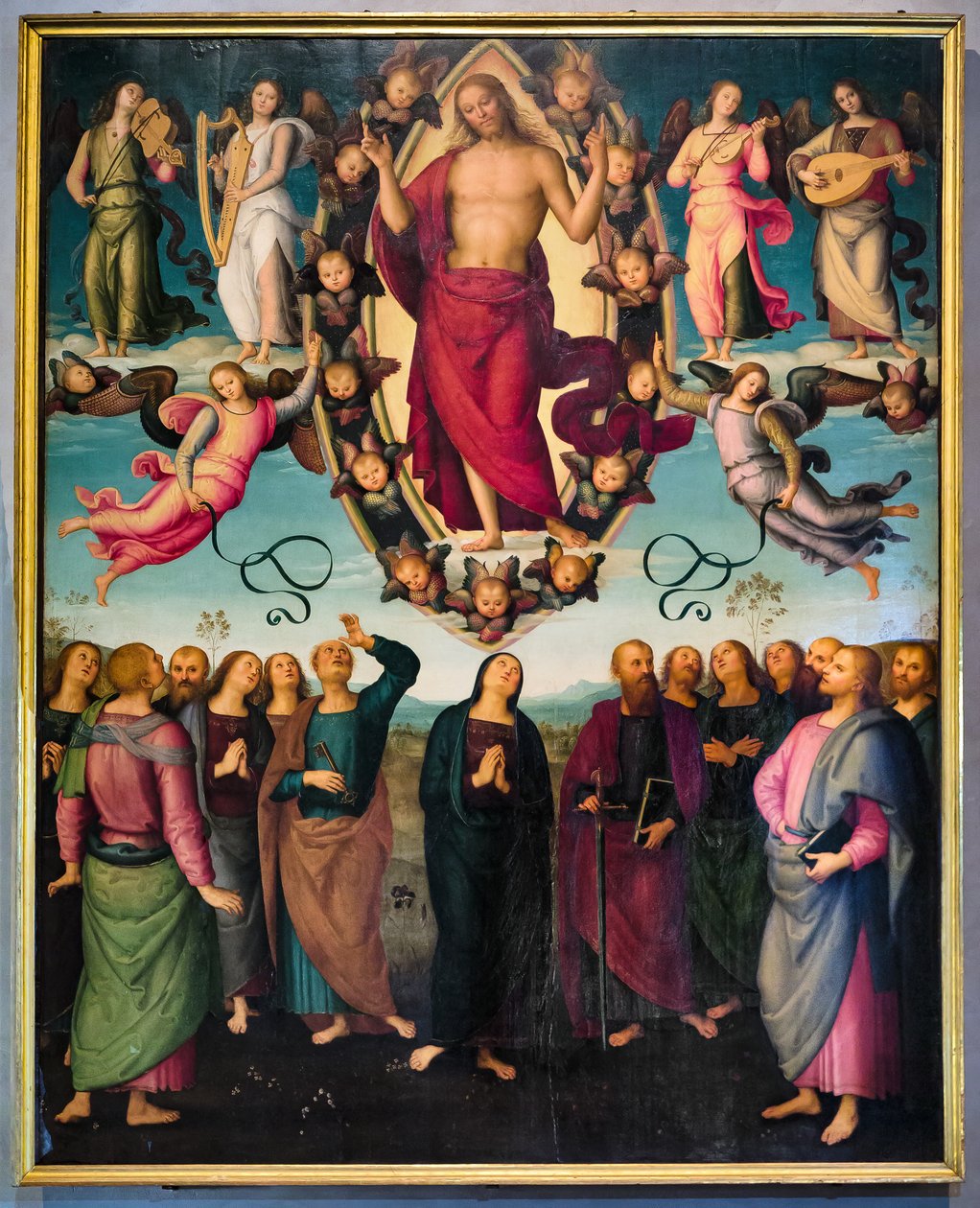 基督升天 作者 彼得罗·佩鲁吉诺（Pietro Perugino）