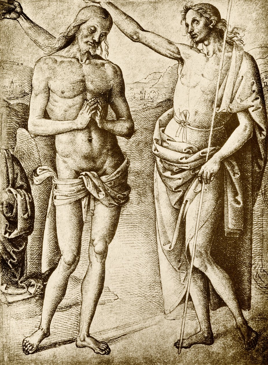 基督的洗礼 作者 彼得罗·佩鲁吉诺（Pietro Perugino）