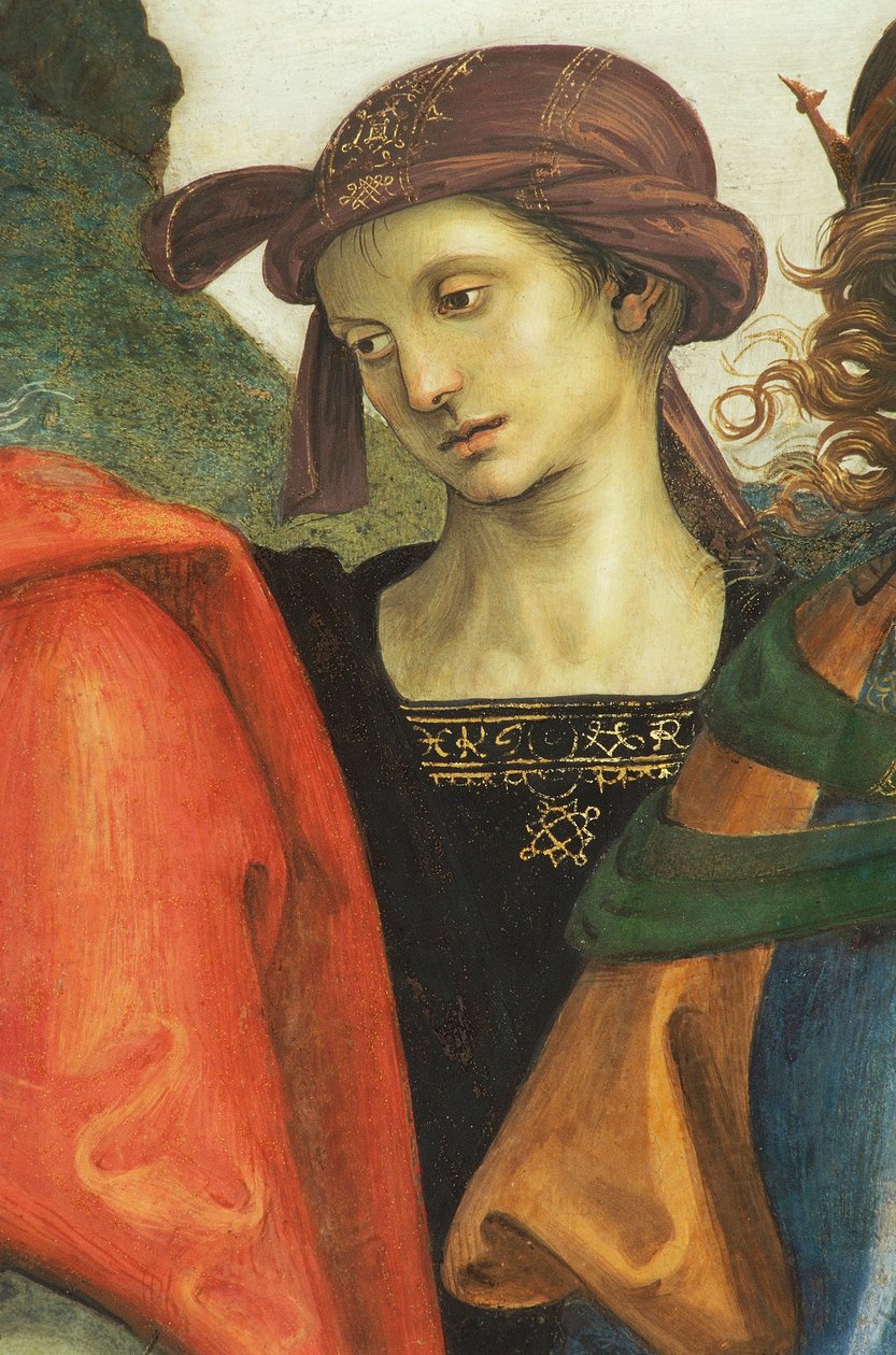 耶利米，教父与先知和西伯利亚人的细节 作者 彼得罗·佩鲁吉诺（Pietro Perugino）