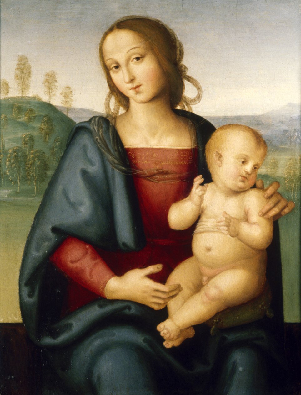 麦当娜和儿童，1520年 作者 彼得罗·佩鲁吉诺（Pietro Perugino）