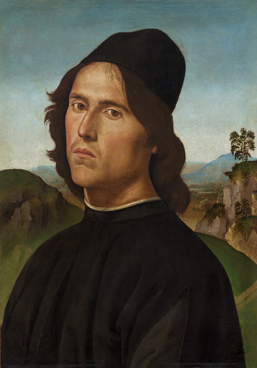 洛伦佐-迪-克雷迪的画像 作者 彼得罗·佩鲁吉诺（Pietro Perugino）