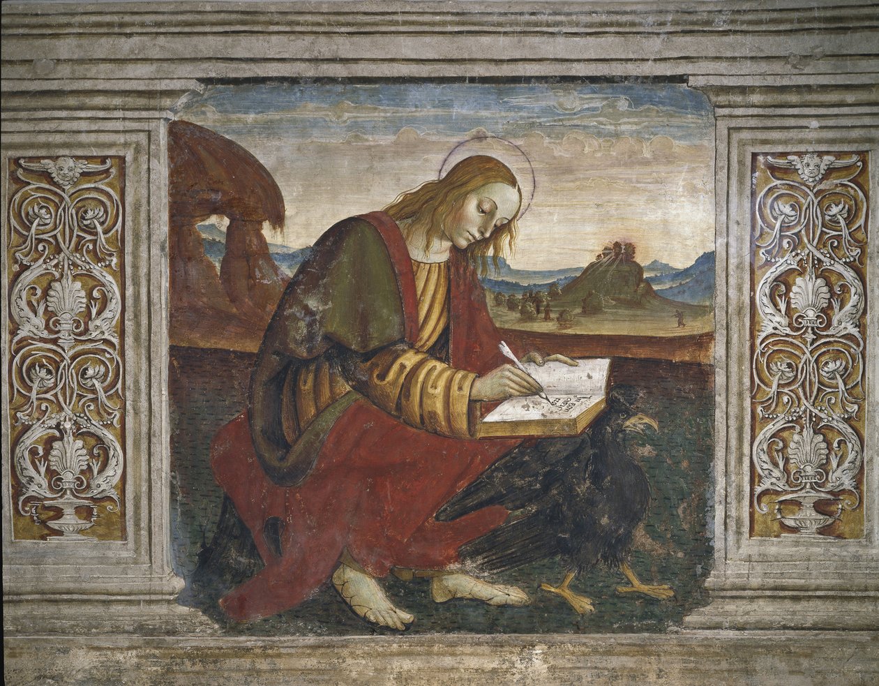 圣约翰福音传教士（壁画 作者 彼得罗·佩鲁吉诺（Pietro Perugino）