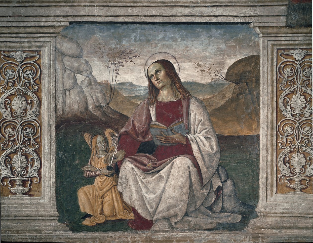 圣马太福音传道者（壁画 作者 彼得罗·佩鲁吉诺（Pietro Perugino）