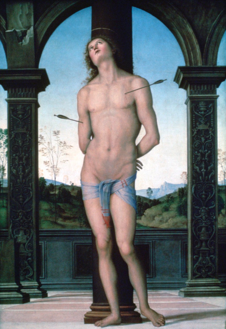 圣塞巴斯蒂安，c1470-1523 作者 彼得罗·佩鲁吉诺（Pietro Perugino）