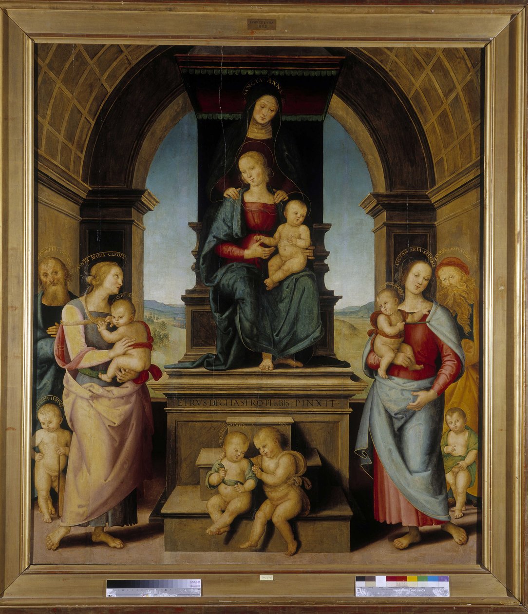 圣安妮一家 作者 彼得罗·佩鲁吉诺（Pietro Perugino）
