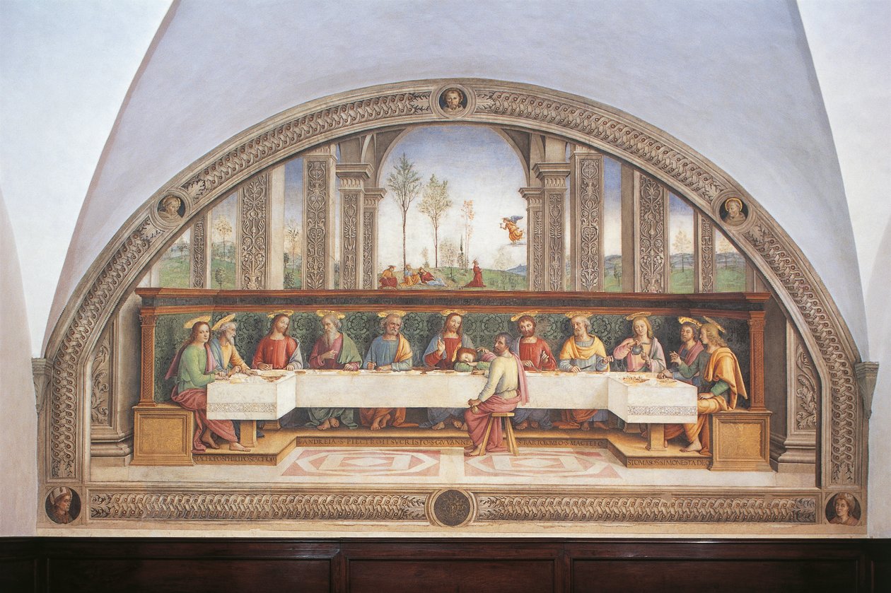 最后的晚餐 作者 彼得罗·佩鲁吉诺（Pietro Perugino）