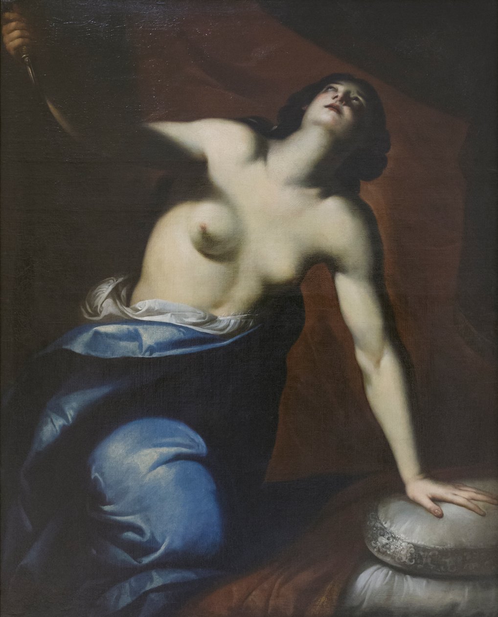 卢克蕾齐娅，约 1650-75 年（布面油画） 作者 彼得罗·里基（Pietro Ricchi）