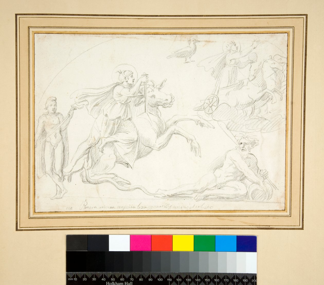 Mithraic scene (pencil) 作者 彼得罗·桑蒂·巴托利（Pietro Santi Bartoli）