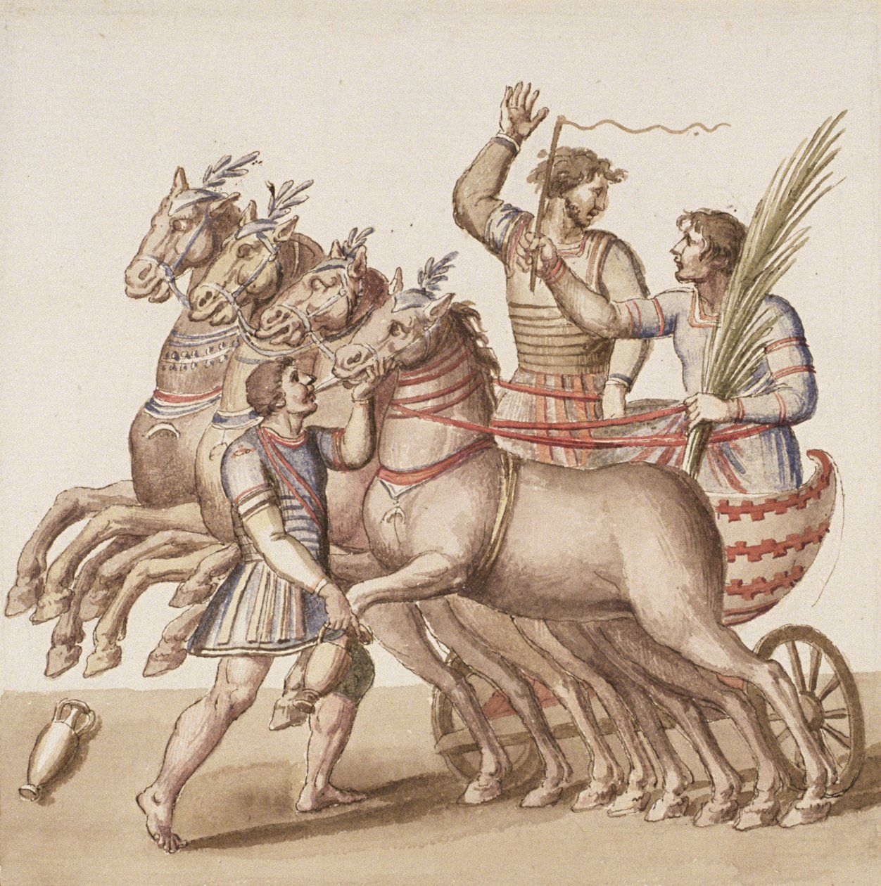 Ms Gen 1496 Plate CXIII 角斗士 作者 彼得罗·桑蒂·巴托利（Pietro Santi Bartoli）