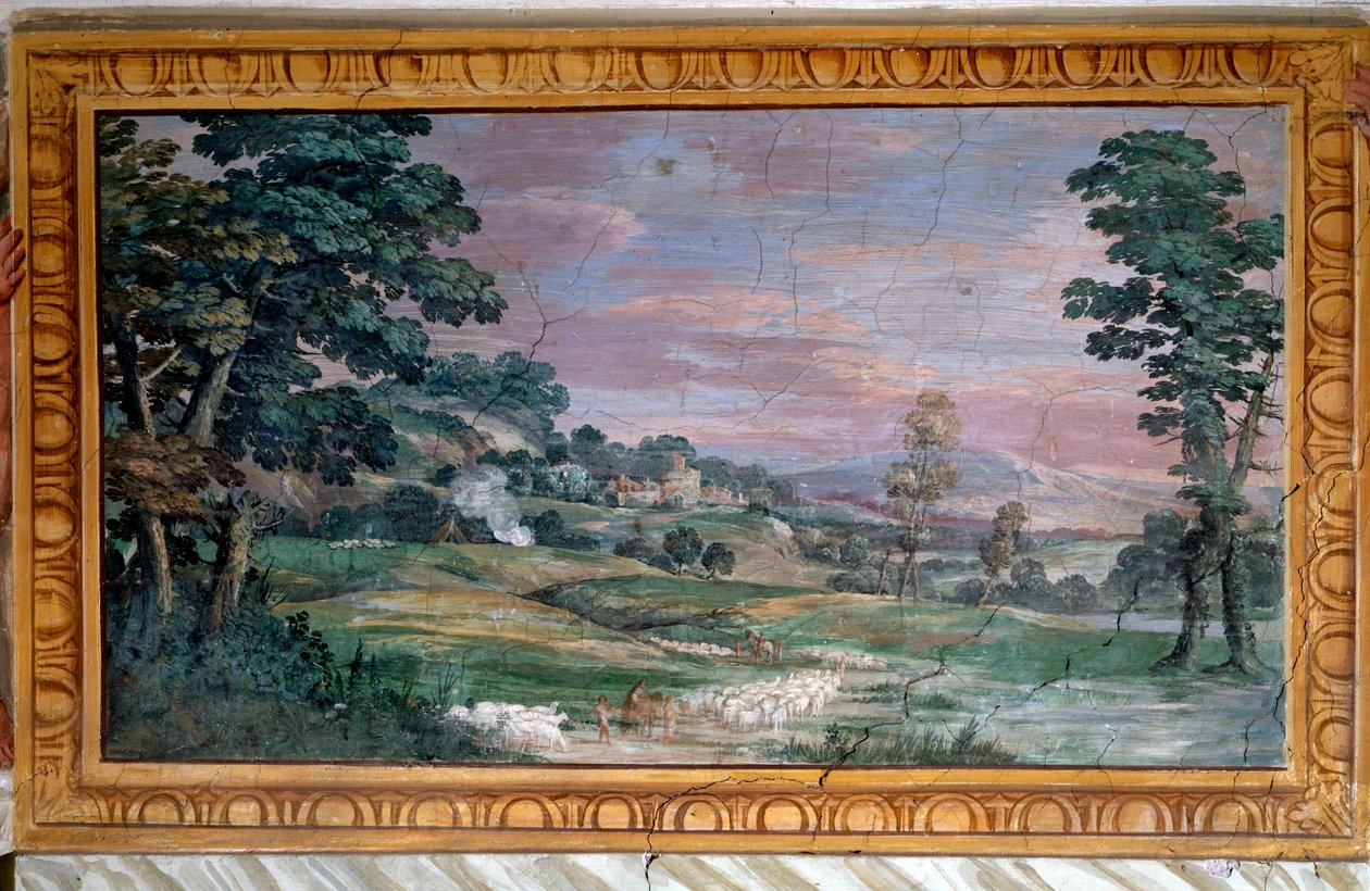 风景——布面油画 作者 Pietro da Cortona