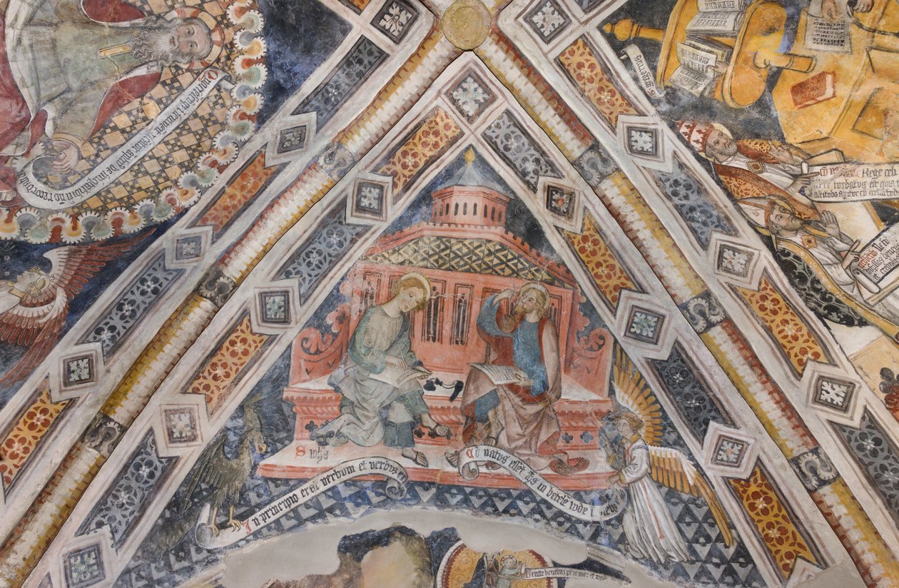 福音书作者圣约翰和圣马太 作者 彼得罗·达（Pietro da Saluzzo，15 世纪）
