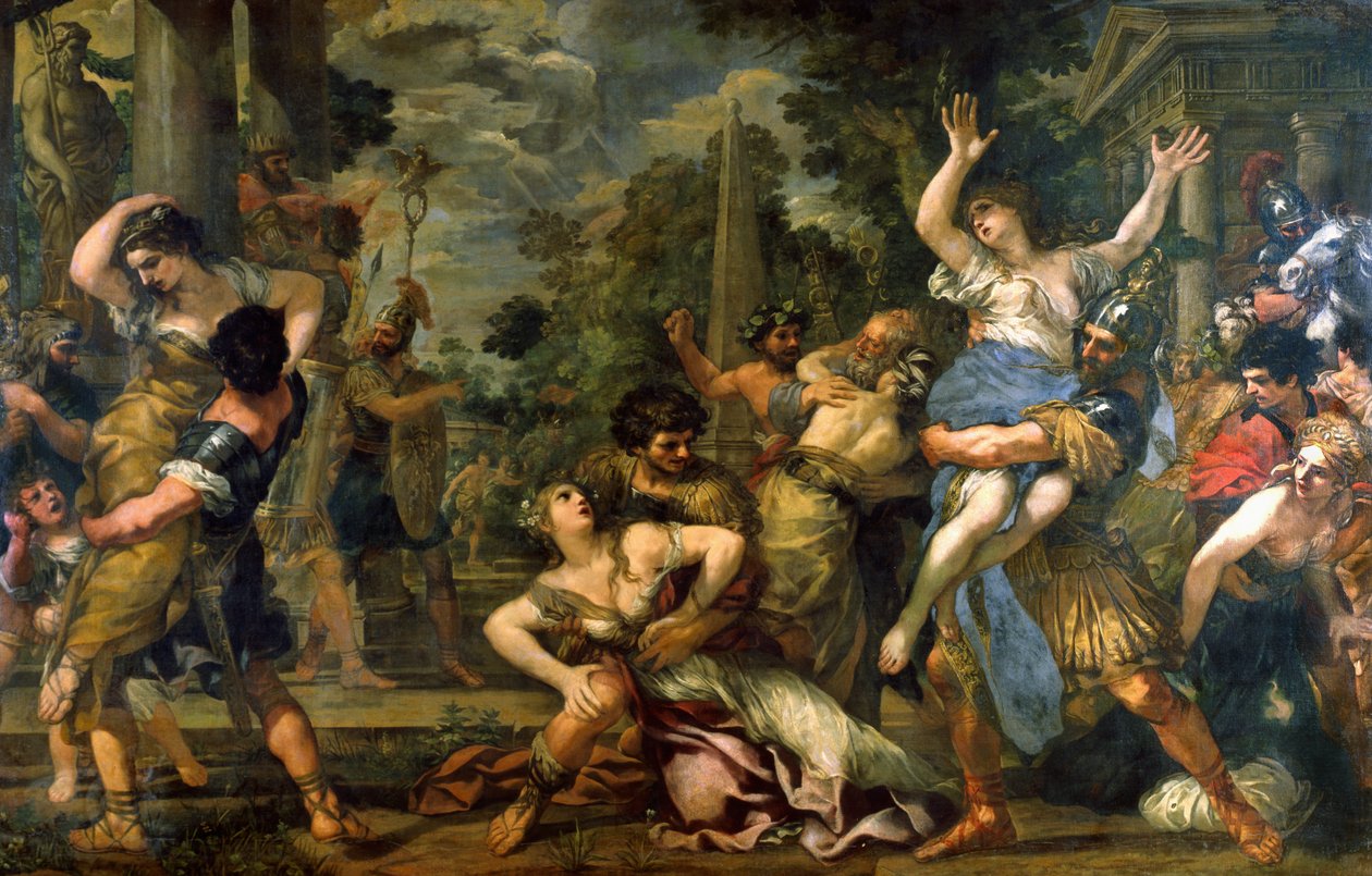 强奸萨宾人 作者 Pietro da Cortona