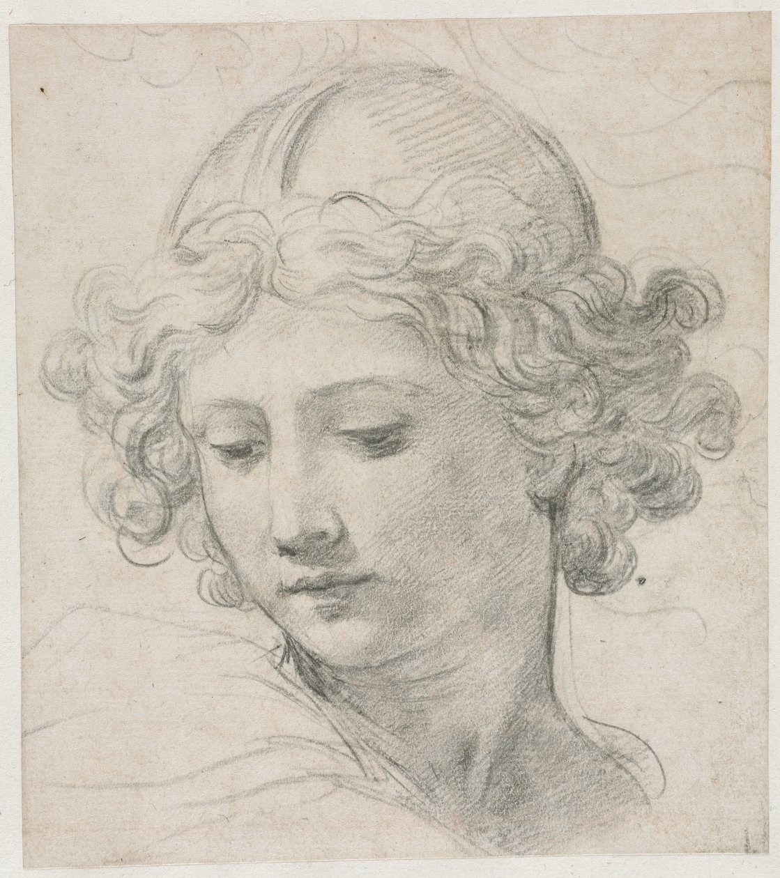 圣米迦勒头像研究 作者 Pietro da Cortona