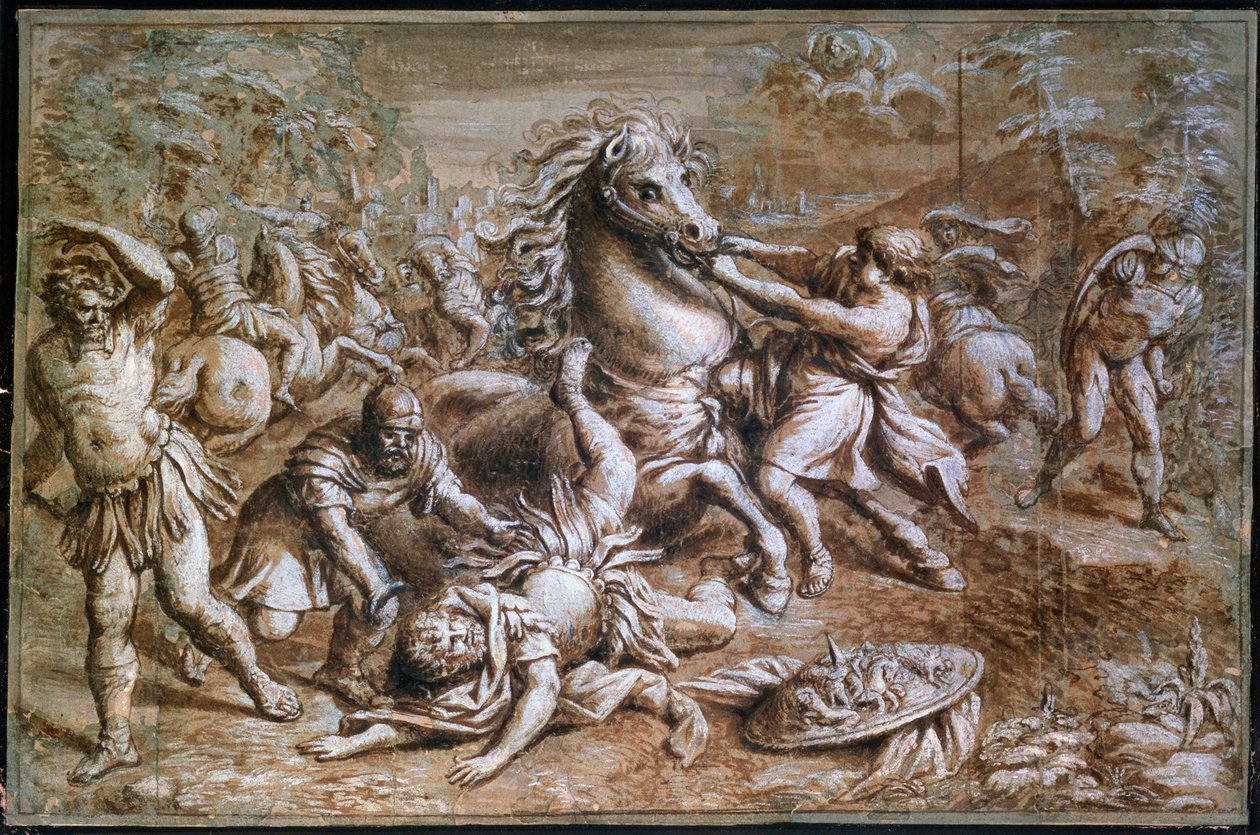 圣保罗Conversion依，十七世纪 作者 Pietro da Cortona
