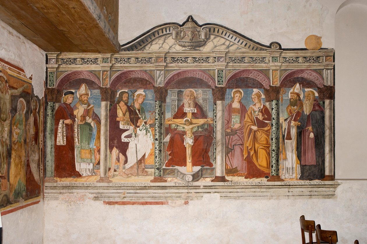 壁画 作者 彼得罗·达维琴察（Pietro da Vicenza）