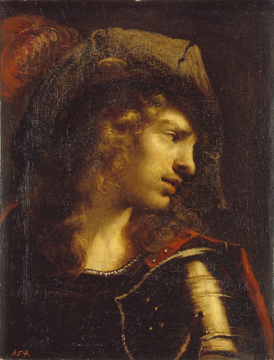 年轻战士的头 作者 Pietro della Vecchia